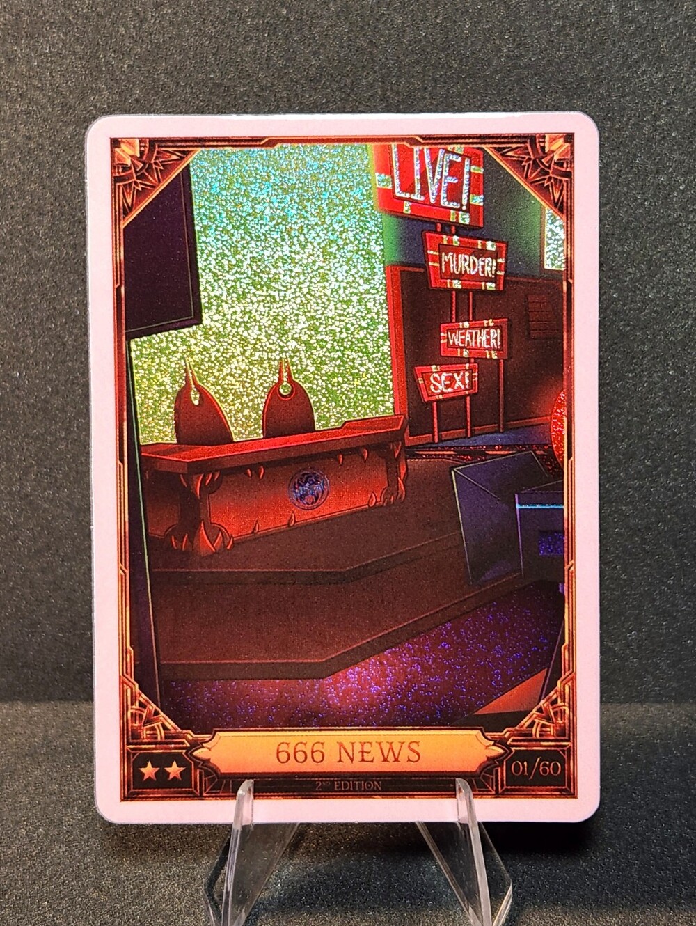 666 News Foil Card